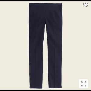 Navy blue Jcrew Martie pant in bi-stretch cotton